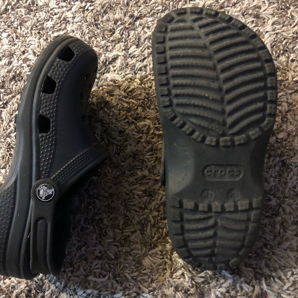 CROCS Black Slip-On Footwear